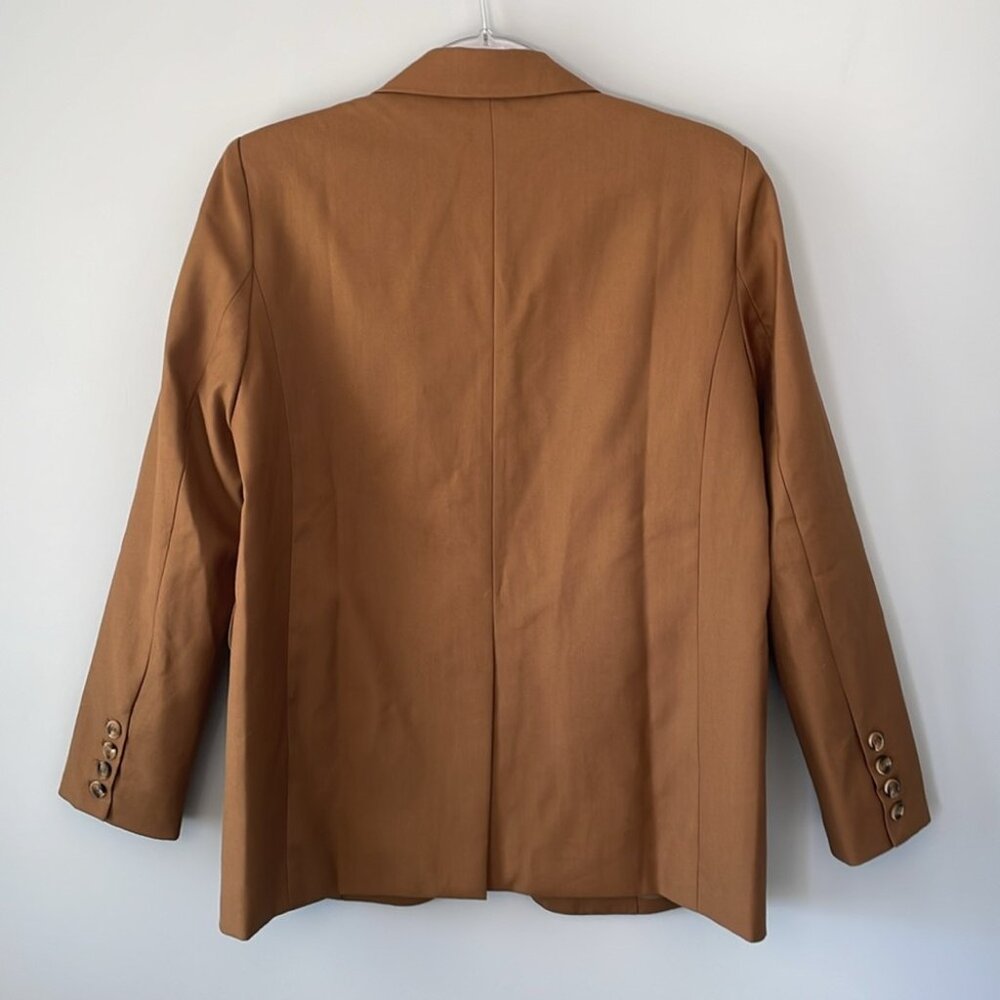 Brown structured oversized blazer - Picture 5 of 5